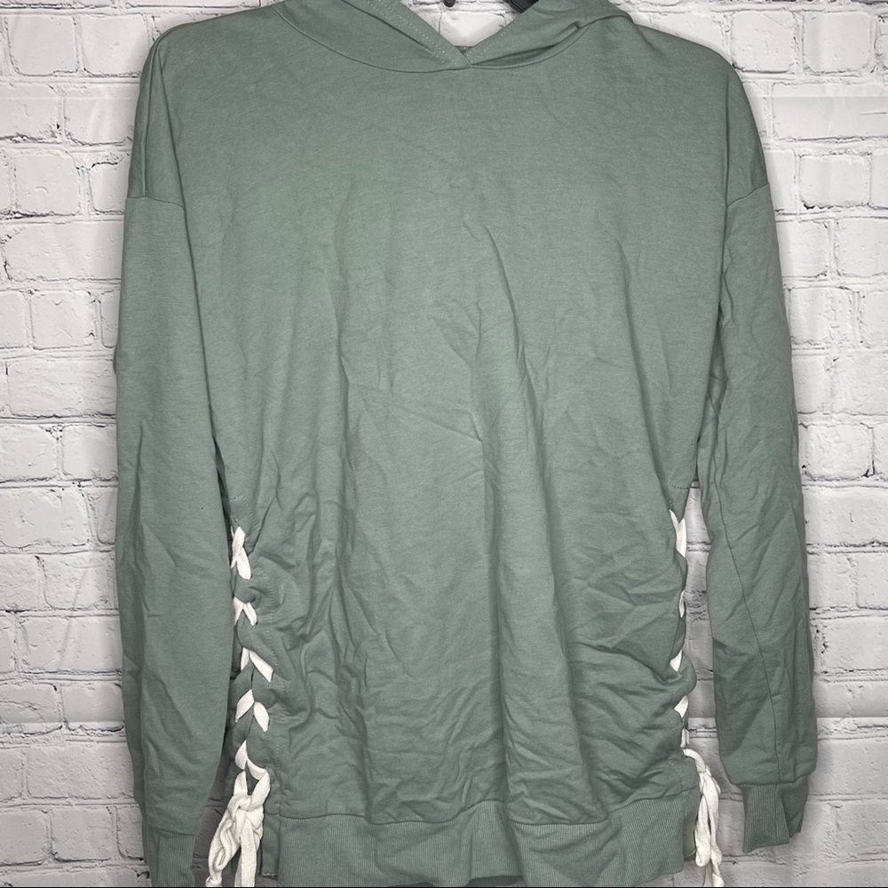 Flirtitude sweater with hoodie size S